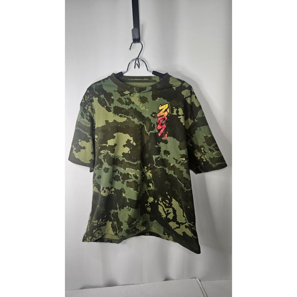 JORDAN ZION CARBON T-SHIRT MEN'S US STYLE # DH9711-335 Size L